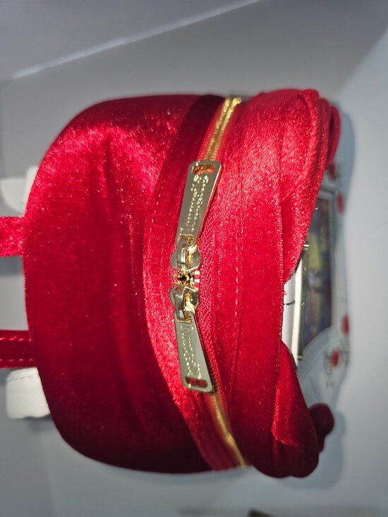 Loungefly Disney Beauty & The Beast Stained Glass & Red Velvet Backpack NWOT main image 12